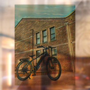 Fahrradgifte für sie fensteraufkleber