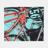 Fahrradgifte für sie fleecedecke (Vorderseite (Horizontal))