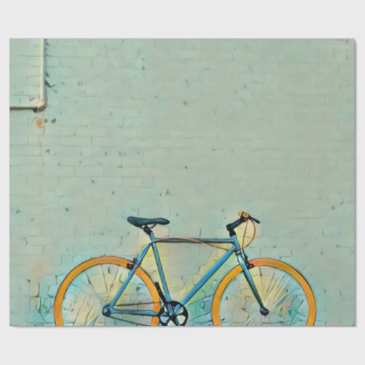 Fahrradgifte für sie geschenkpapier (Flach)