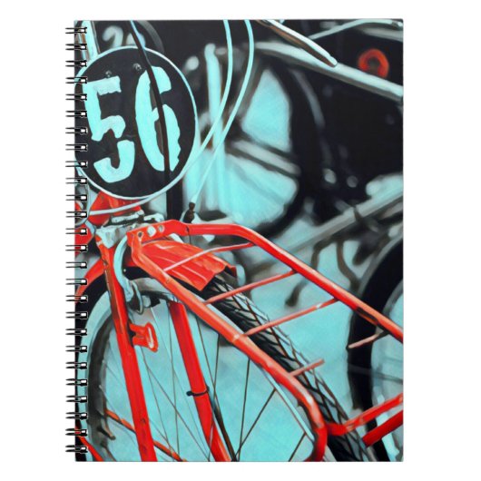 Fahrradgifte für sie notizblock (Vorderseite)