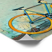 Fahrradgifte für sie poster (Ecke)