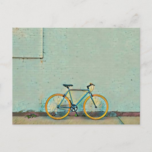 Fahrradgifte für sie postkarte (Vorderseite)