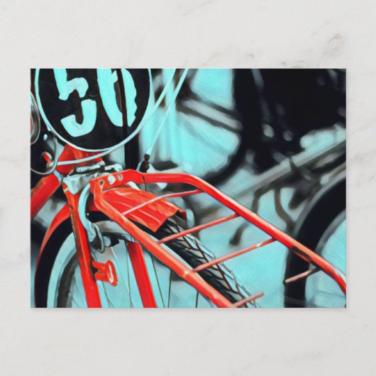 Fahrradgifte für sie postkarte (Vorderseite)