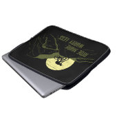 Fahrradinspirierende Zitate Laptopschutzhülle (Vorne Knopf)