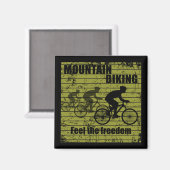 Fahrradinspirierende Zitate Magnet (Vorderseite/Rückseite)