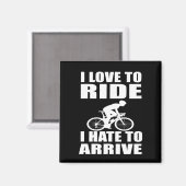 Fahrradinspirierende Zitate Magnet (Vorderseite/Rückseite)