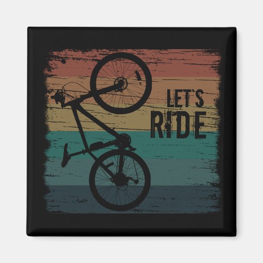 Fahrradinspirierende Zitate Magnet (Vorne)