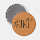 Fahrradinspirierende Zitate Magnet (Vorderseite/Rückseite)