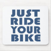 Fahrradinspirierende Zitate Mousepad (Vorne)