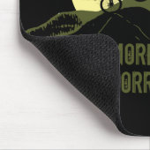 Fahrradinspirierende Zitate Mousepad (Ecke)