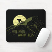Fahrradinspirierende Zitate Mousepad (Mit Mouse)