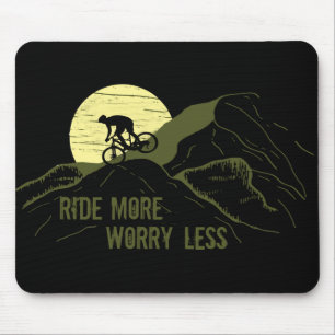 Fahrradinspirierende Zitate Mousepad