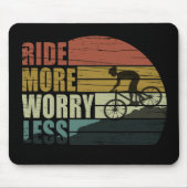 Fahrradinspirierende Zitate Mousepad (Vorne)