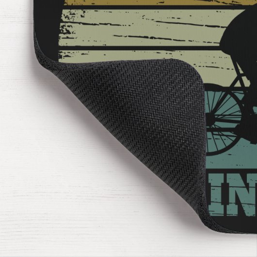 Fahrradinspirierende Zitate Mousepad (Ecke)