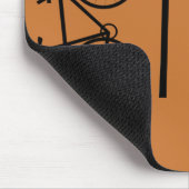 Fahrradinspirierende Zitate Mousepad (Ecke)