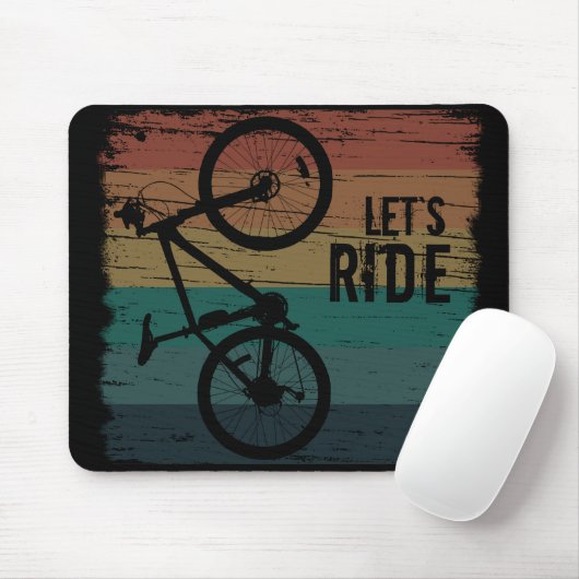 Fahrradinspirierende Zitate Mousepad (Mit Mouse)