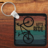 Fahrradinspirierende Zitate Schlüsselanhänger (Vorderseite)