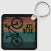 Fahrradinspirierende Zitate Schlüsselanhänger (Rückseite)