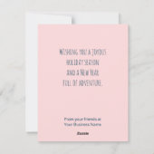 Fahrradkarte Feiertagskarte (Rückseite)