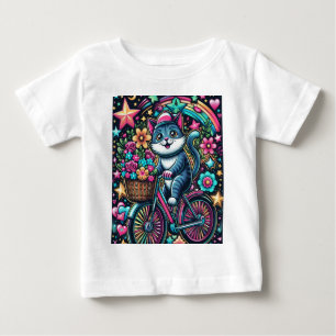 Fahrradkatze Baby T-shirt