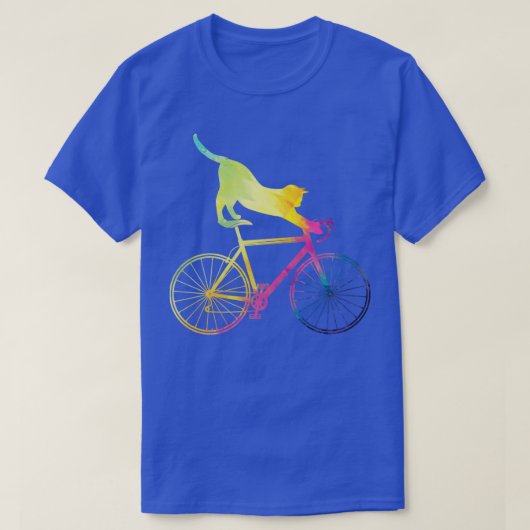 Fahrradkatze T-Shirt (Design vorne)