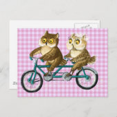 Fahrradkauz Postkarte (Vorne/Hinten)
