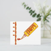 Fahrradkettenrad Mechanisch Postkarte (Stehend Vorderseite)