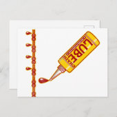 Fahrradkettenrad Mechanisch Postkarte (Vorne/Hinten)