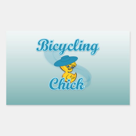 Fahrradkick #3 rechteckiger aufkleber (Vorderseite)