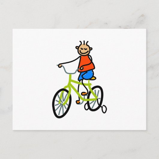 Fahrradkid Postkarte (Vorderseite)