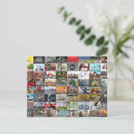 Fahrradkollektion Postkarte (Stehend Vorderseite)