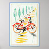 Fahrradkunst Poster (Vorne)