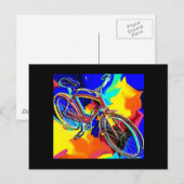 Fahrradkunst Postkarte (Vorne/Hinten)