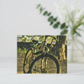 Fahrradkunst Postkarte (Stehend Vorderseite)