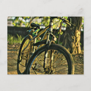 Fahrradkunst Postkarte