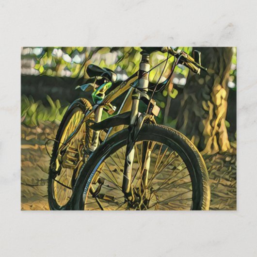 Fahrradkunst Postkarte (Vorderseite)