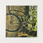 Fahrradkunst Wandteppich (Vorderseite (Horizontal))