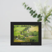 Fahrradkurvenstraße auf der schwarzen Postkarte de (Stehend Vorderseite)