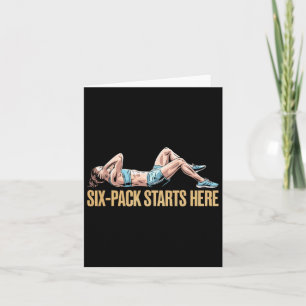 Fahrradkutsche Übung Bodybuilding Fitness Karte