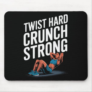 Fahrradkutsche Übung Bodybuilding Fitness Mousepad