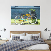 Fahrradleerung an der Wand Leinwanddruck (Insitu (Schlafzimmer))