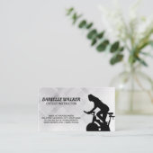 Fahrradlehrer Visitenkarte (Stehend Vorderseite)