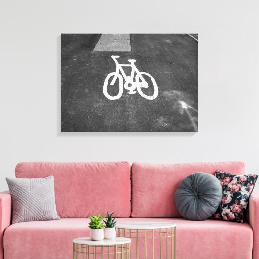 Fahrradlenker Leinwanddruck (Insitu (Wohnzimmer))