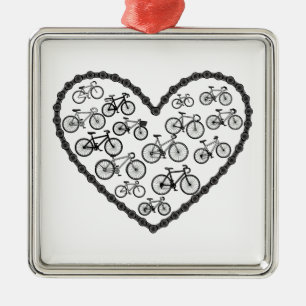 Fahrradliebe Ornament Aus Metall