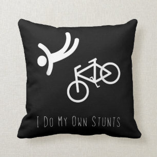 Fahrradliebhaber - ich mache mein eigenes Stunts b Kissen