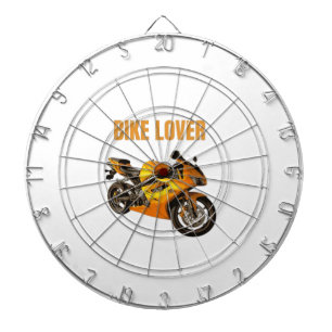 Fahrradliebhaber Motorrad T-Shirt   Sport Bike Fah Dartscheibe
