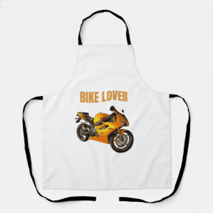 Fahrradliebhaber Motorrad T-Shirt Sport Bike Fah Schürze