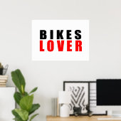Fahrradliebhaber Poster (Heimbüro)
