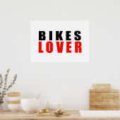 Fahrradliebhaber Poster (Küche)