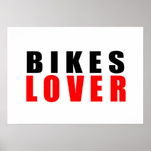 Fahrradliebhaber Poster
